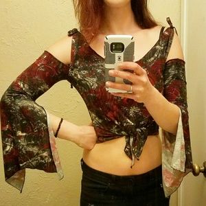 Versace Jeans Couture 90s Vintage Crop Top